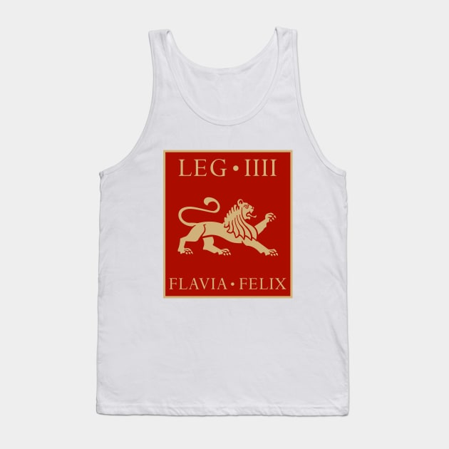 Standard of Legio IV Flavia Felix - Imperial Roman Army Tank Top by enigmaart